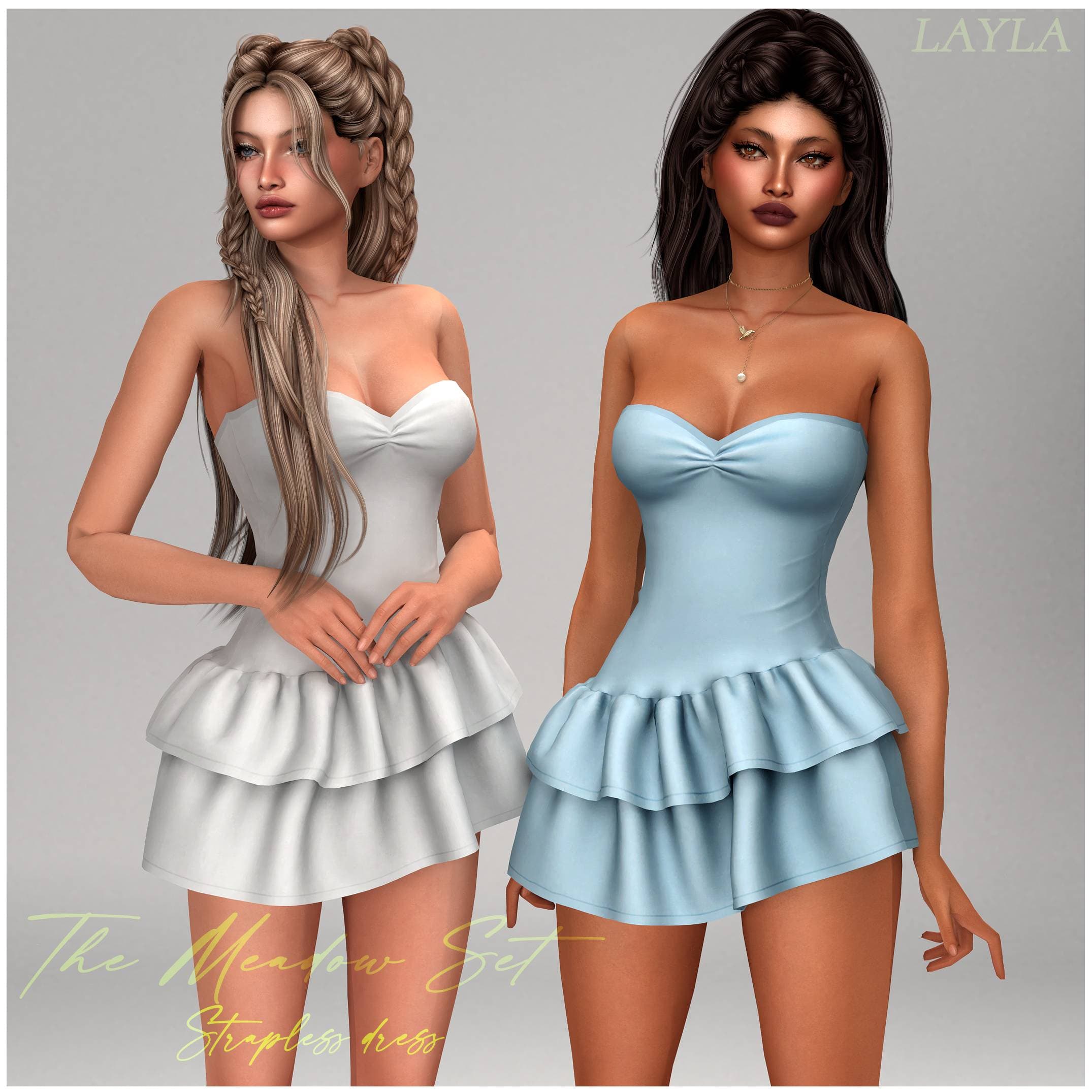 Галерея мода Сет платьев Meadow set #3